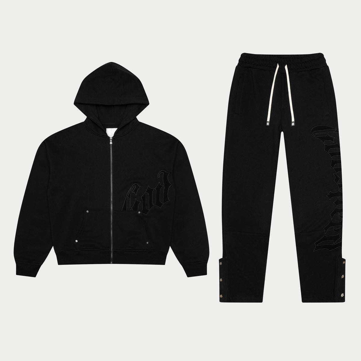 GodSpeed OG Logo Sweatsuit (Double Black)