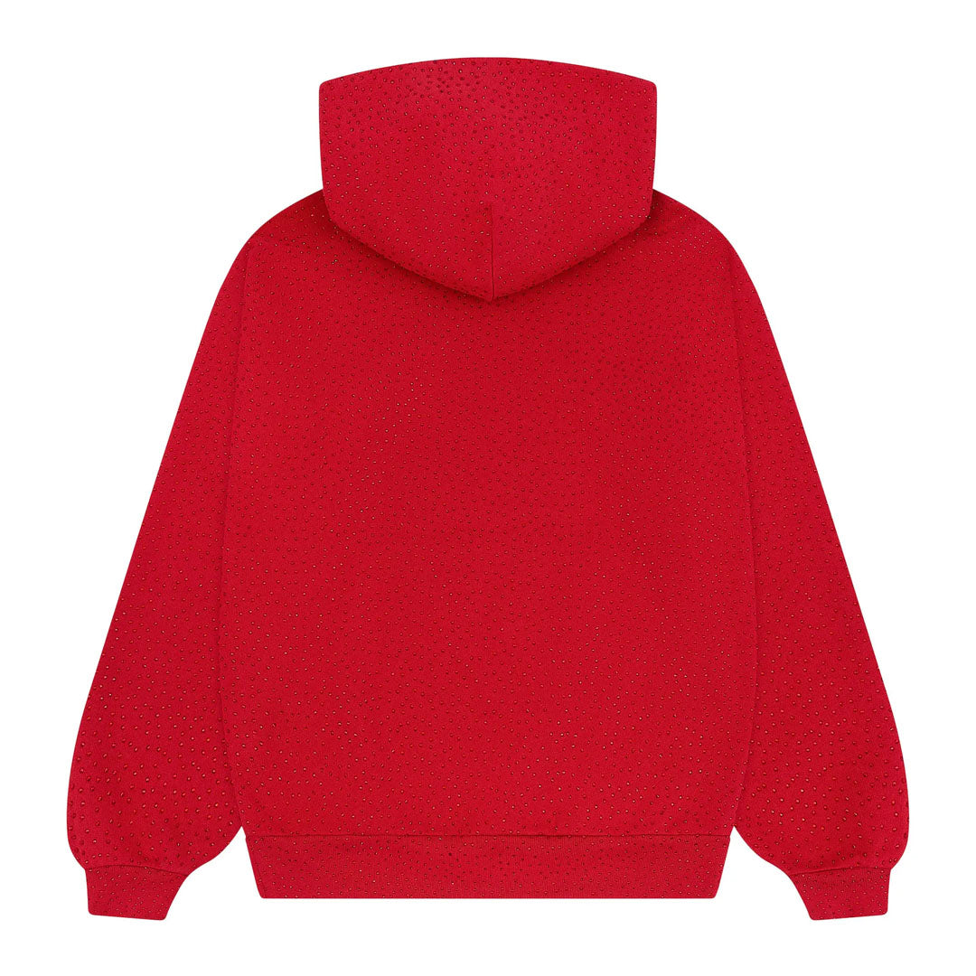 Sp5der VVS Gemstone Hoodie Red