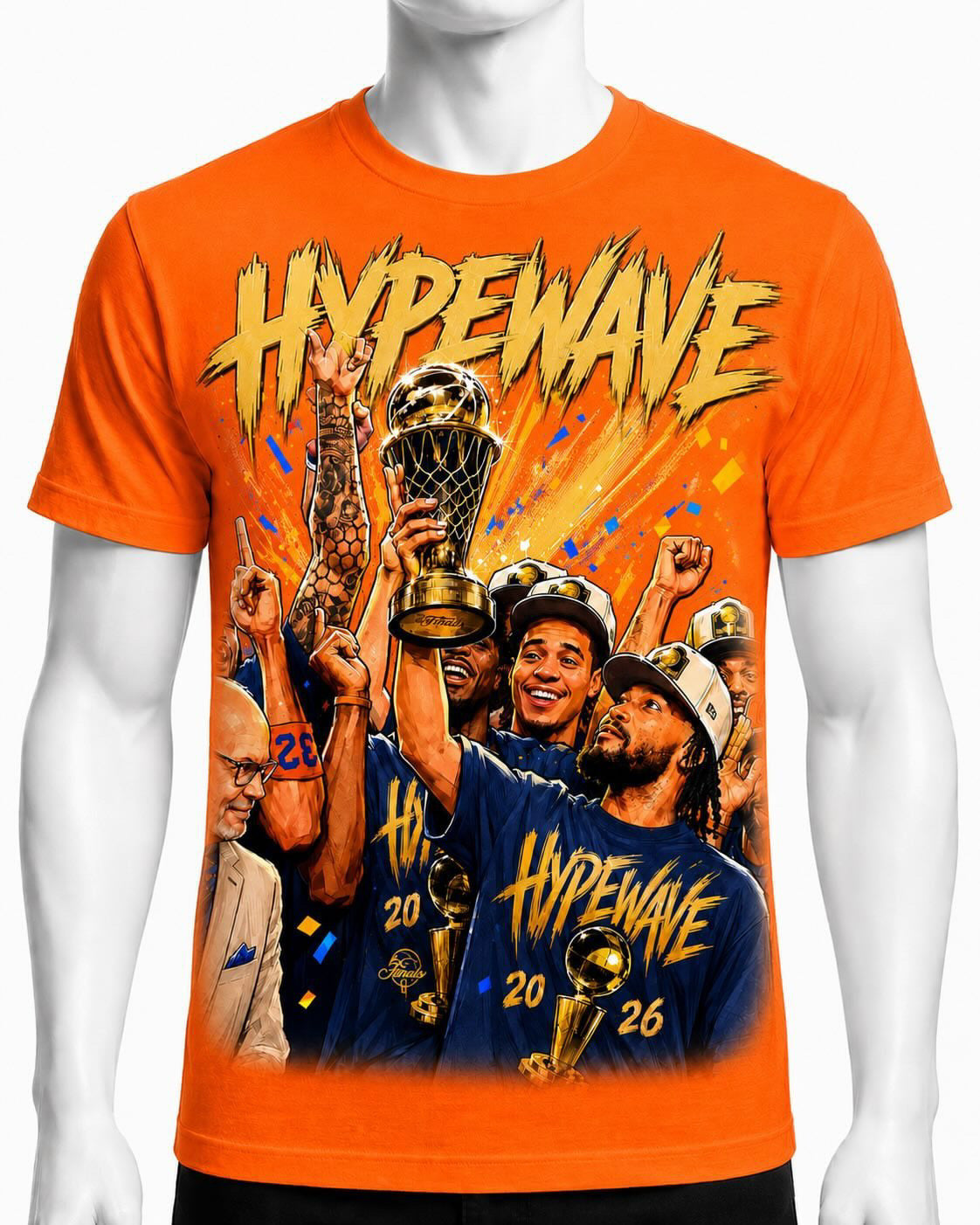HYPEWAVE x CHAMPIONSHIP T SHIRT IN ORANGE