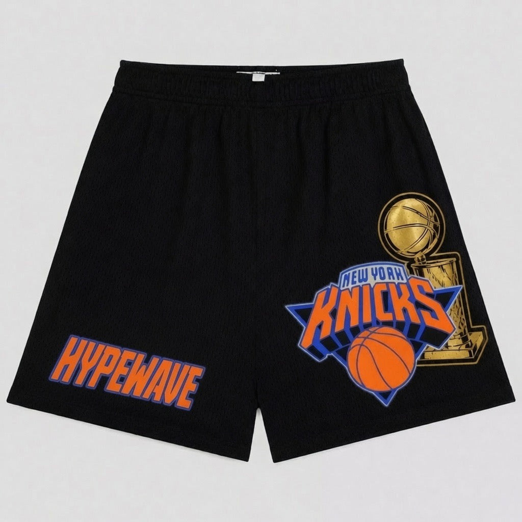 HYPEWAVE CHAMPIONSHIP SHORTS IN BLACK