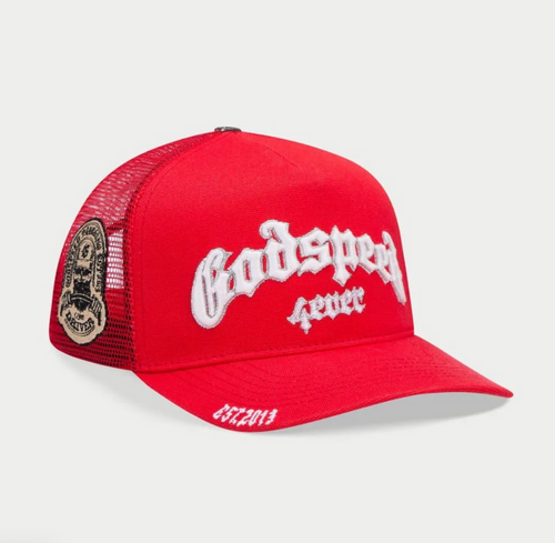 GodSpeed FOREVER TRUCKER HAT (Red)