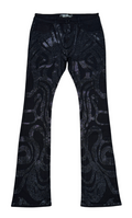 VICIOUS JEANS PREMIUM BLACK EMBELLISHED DENIM