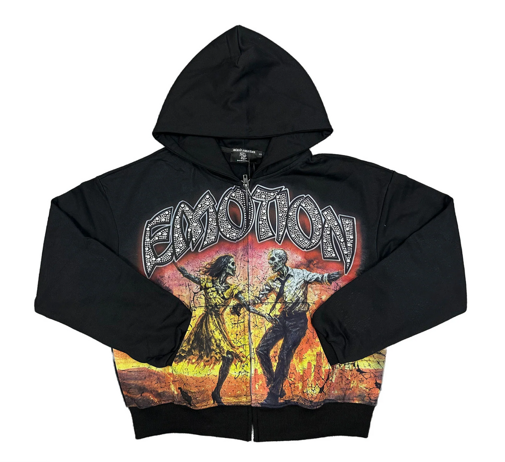 Mixed Emotion ‘Last Dance’ Rhinestone Hoodie