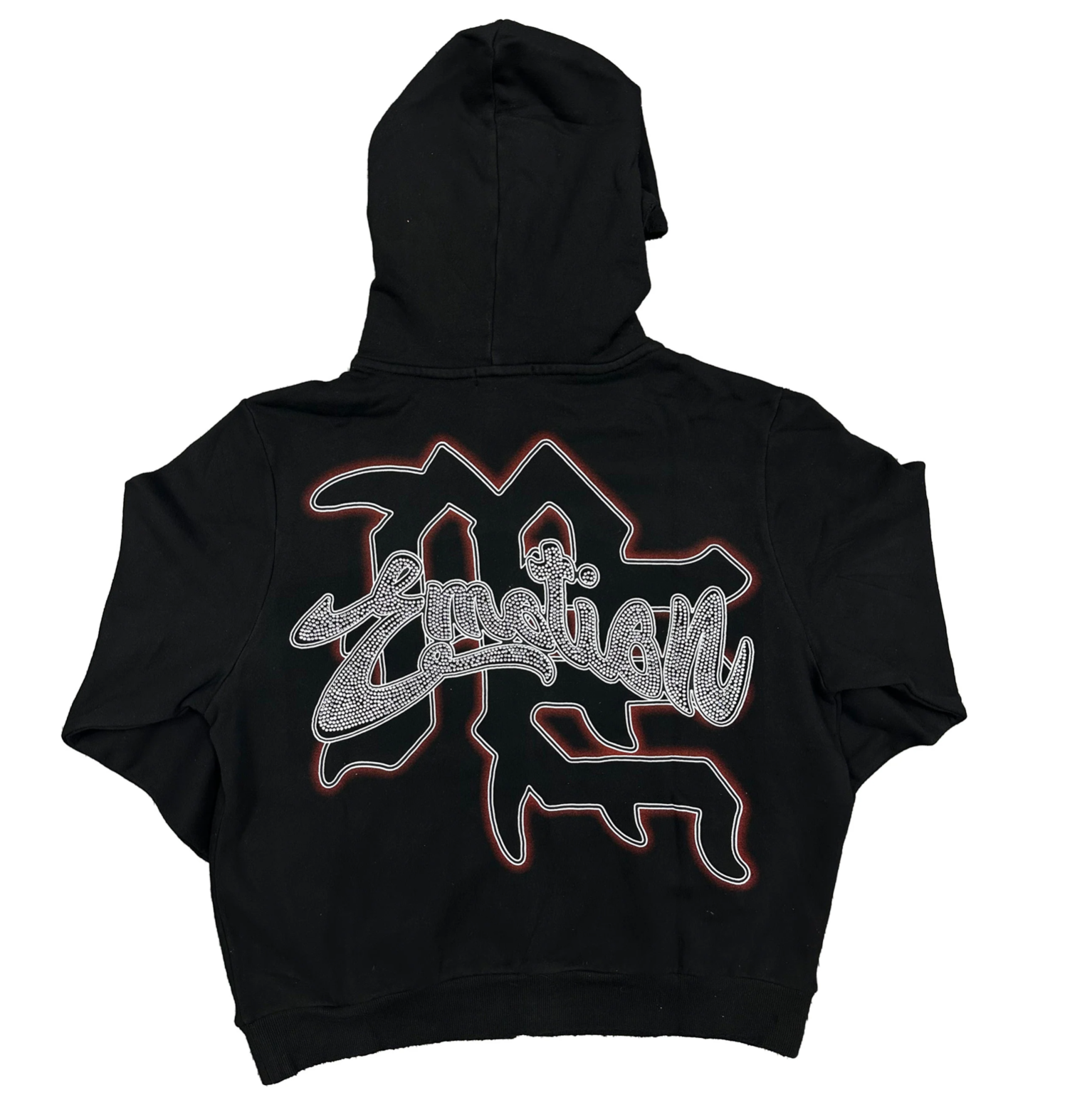 Mixed Emotion Black “Rhinestone” Hoodie