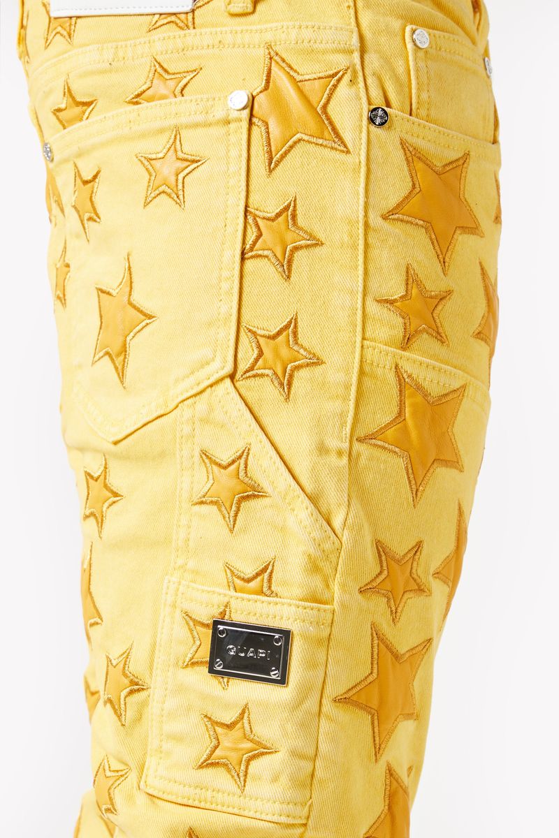 Guapi Cyber Yellow Stars Denim