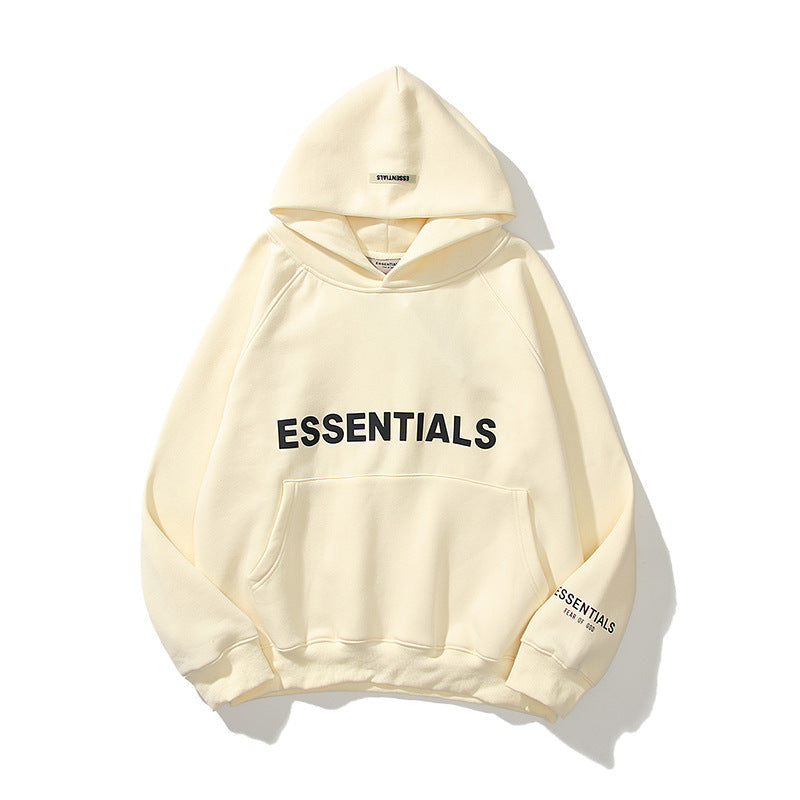ESSENTIALS FEAR OF GOD BEIGE HOODIE