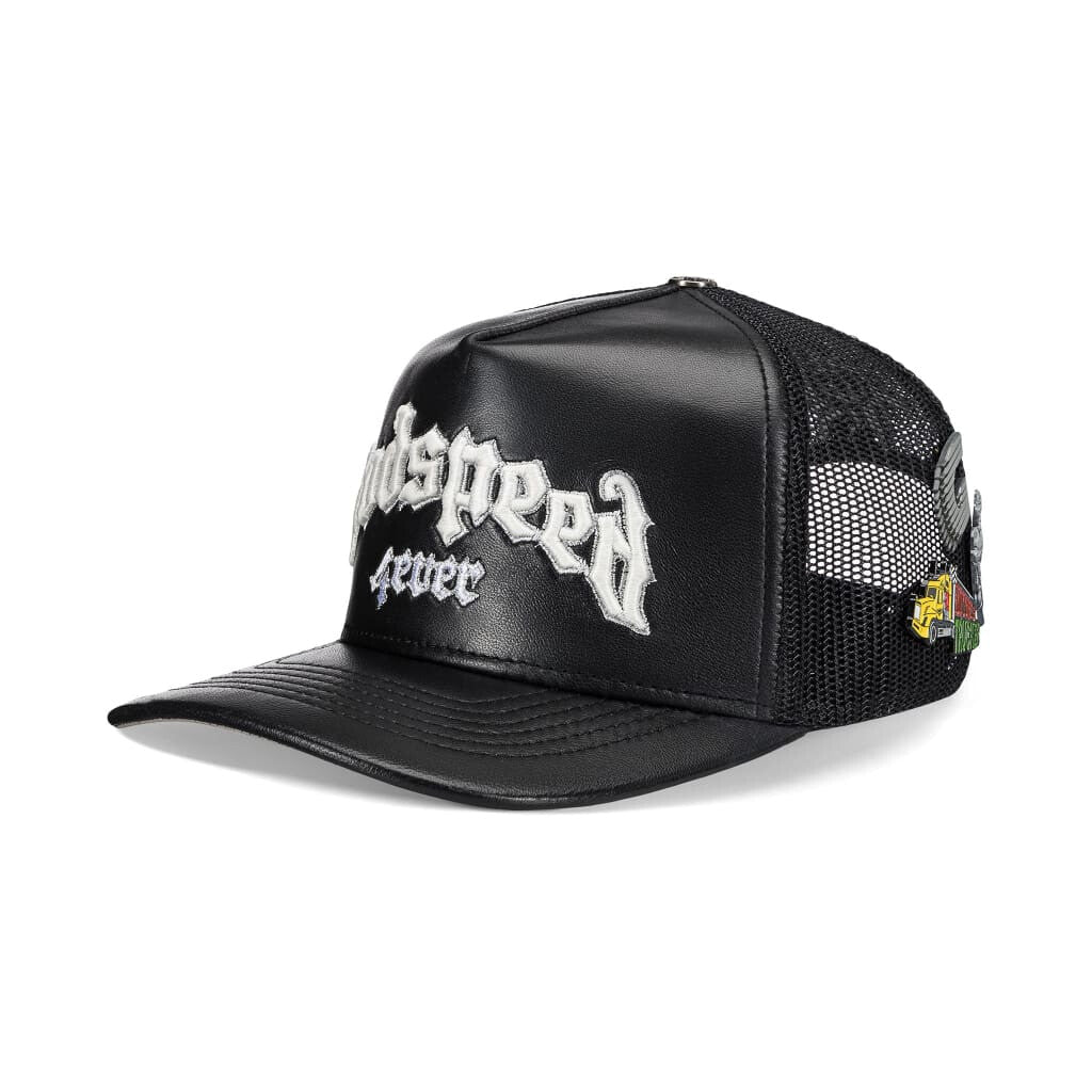 GodSpeed GS FOREVER PREMIUM LEATHER TRUCKER HAT