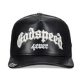 GodSpeed GS FOREVER PREMIUM LEATHER TRUCKER HAT