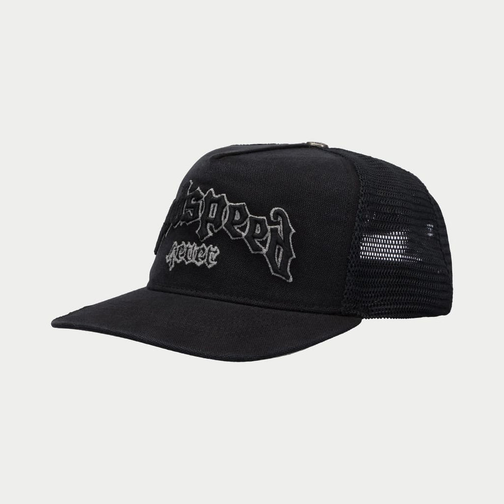 GODSPEED FOREVER TRUCKER HAT (VINTAGE BLACK)